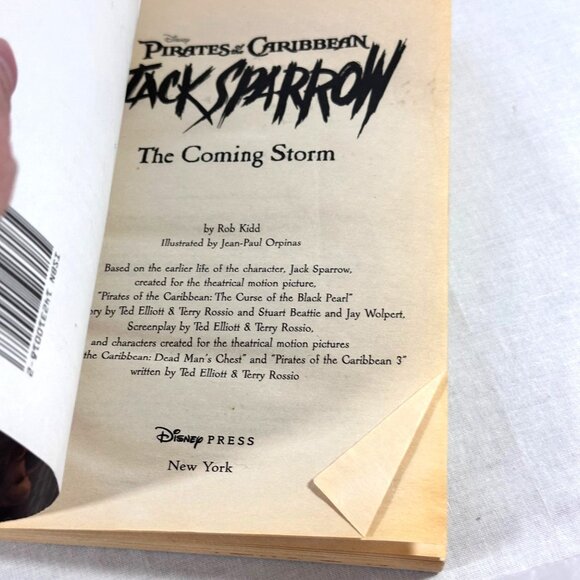 Jack Sparrow: The Coming Storm Pirates of the Caribbean Book One 2006 Paperback - Picture 3 of 7